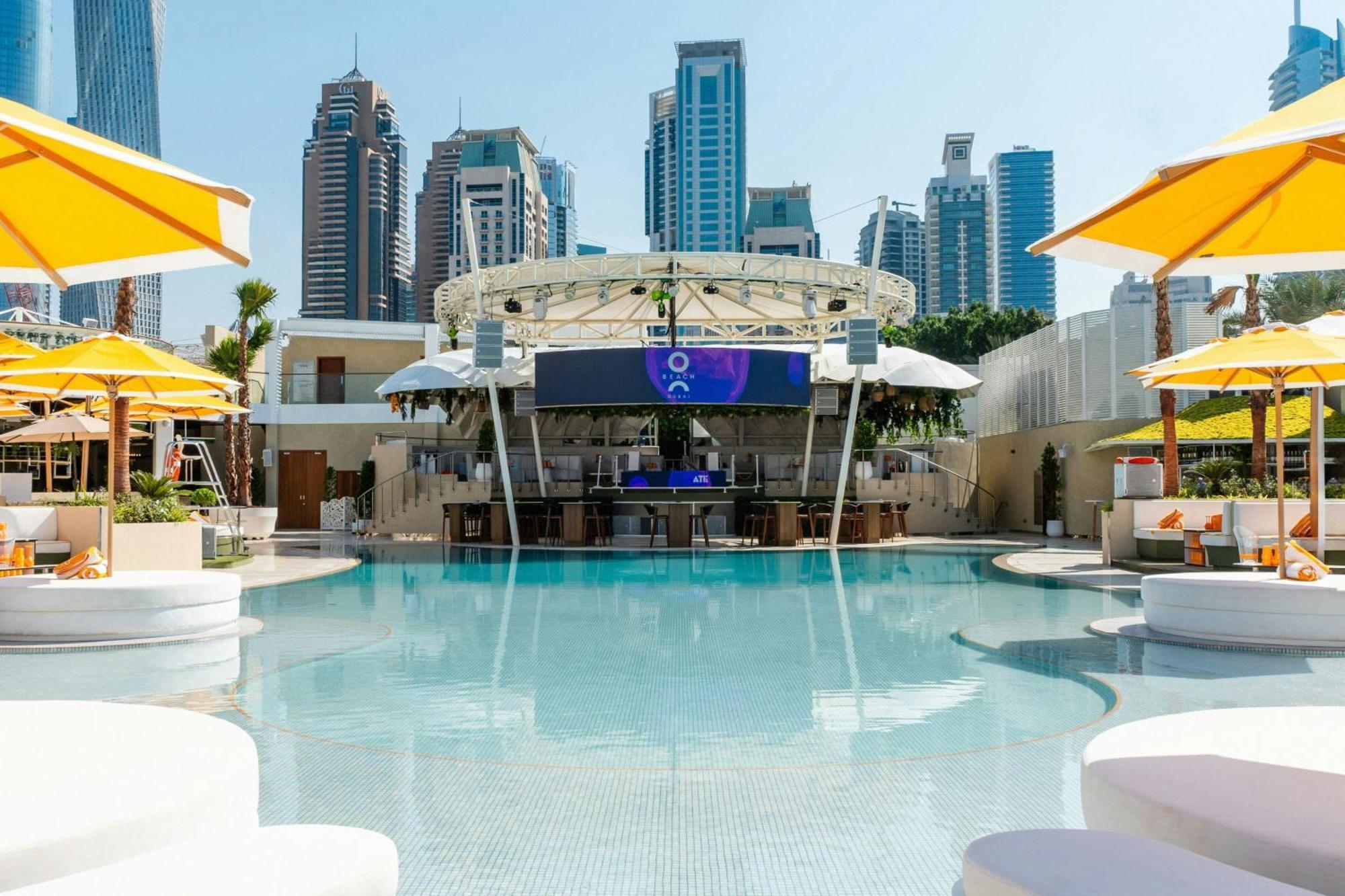 Al Habtoor Grand Resort, Autograph Collection Dubai Exterior foto The Pool at the Address Downtown Hotel