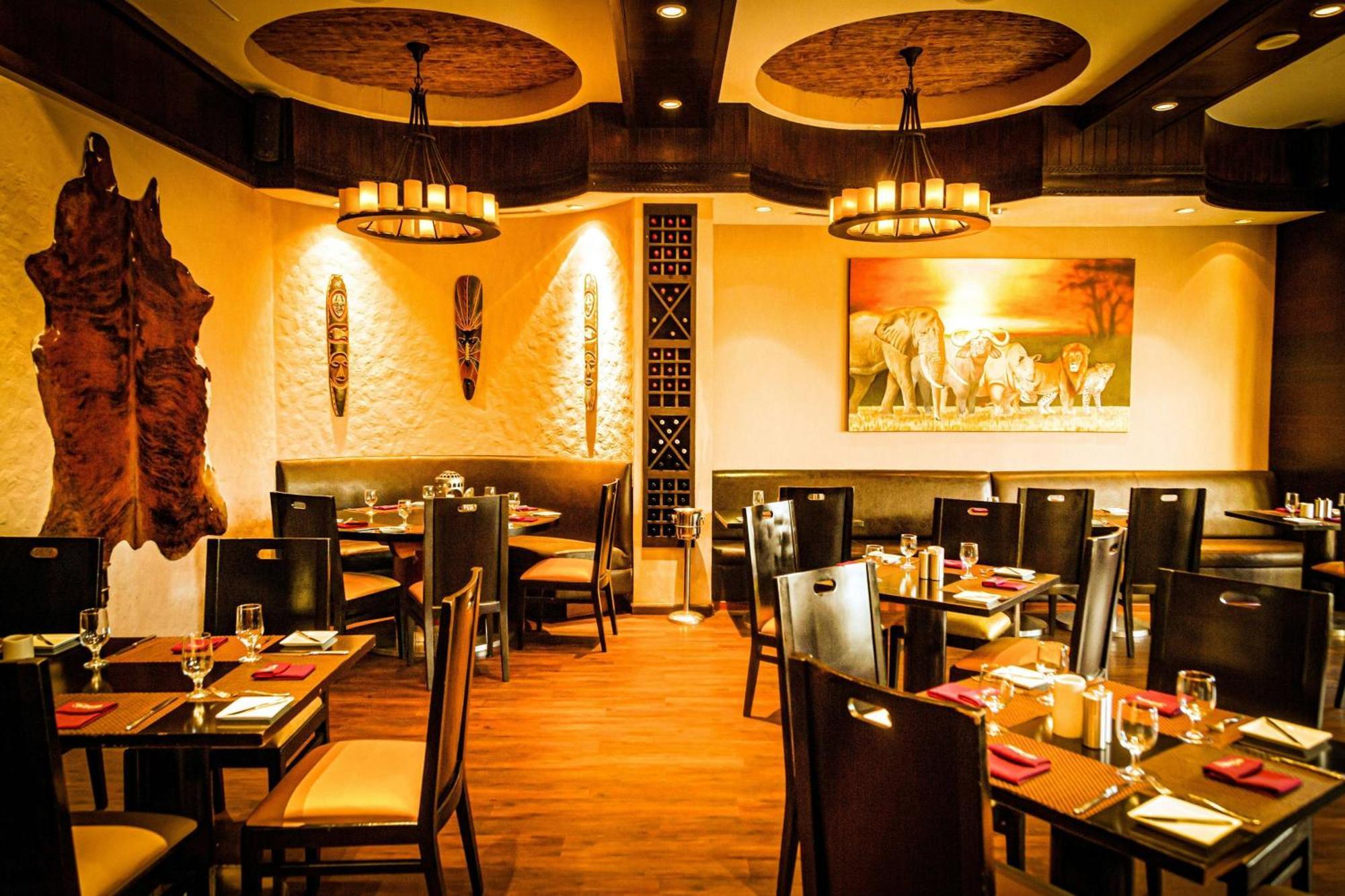 Al Habtoor Grand Resort, Autograph Collection Dubai Exterior foto Interior of the restaurant